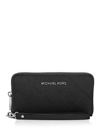 michael michael kors quilted leather merlot multifunction wristlet|Michael Kors Quilted Wallet .